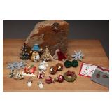 Christmas-Themed Costume Jewelry Lot