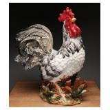 Nicole Ceramiche Ceramic Rooster Figurine