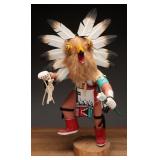 Handcrafted Kachina Doll Signed Owl Jameson