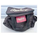 Rawlings Sports Bag with Baseballs and Softball