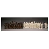 Vintage Porcelain Chess Set