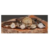 Five Ladiesï¿½ Vintage Watches, Various Brands