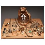 Gold Tone Vintage Costume Jewelry