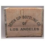 Seven Up Bottling Co. Wooden Crate, Los Angeles