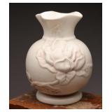 Vintage Red Wing 375 Floral Vase