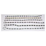 6 Magnetic Strands with Beads and Patterns