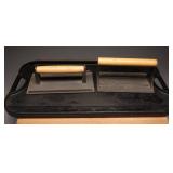 Cast Iron Bacon Presses and Lodge Griddle Set