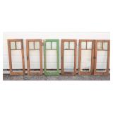 Antique Wooden Window Sashes, C. 1900s (6)