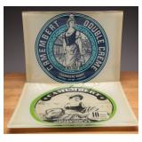 Vintage French Camembert Glass Plates
