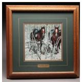 Bev Doolittle ï¿½Two Indian Horsesï¿½ Framed Print