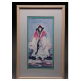 Framed Watercolor Titled ï¿½Mesa Dancerï¿½