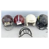 Four Football Helmets by Schutt & Riddell