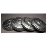 1963 Ford Galaxie Dog Dish Hubcaps, Set of 4