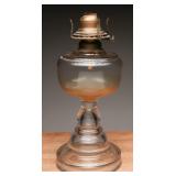 12ï¿½ï¿½ Queen Anne Glass Oil Lamp