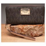 Michael Kors Brown Wristlet Wallet