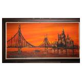 Van Gaard Suspended Metro Bridge Drip Painting