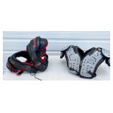 Riddell Shoulder Pads and Flat Pad Set