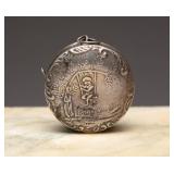Vintage Repousse Sterling Tape Measure, 1.5ï¿½ï¿½