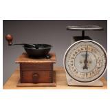 Hanson Utility Scale and Manual Coffee Grinder