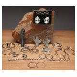 Silver Tone Costume Jewelry Collection