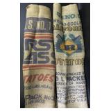 Vintage Burlap Potato Sacks (2)