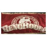 Vintage "Reno Rodeo" Flag, PRCA Rodeo