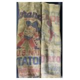 Vintage Burlap Potato Sacks (2)