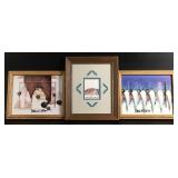 "Amado Maurilio Pena" Artist Signed Prints (3)