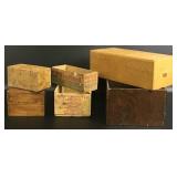 Vintage Small Wooden Crates & Boxes (6)