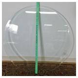 Round Beveled Edge Glass