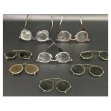 Vintage Eyeglass & Clip-On Sunglasses