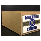 Vintage Maltese Pears Wooden Crate
