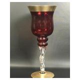 Footed Goblet Style Candlestick