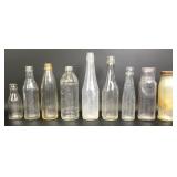 Vintage Glass Bottles (9)