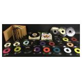 Large Group of 45 RPM LP Records