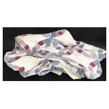 Full Size Handsewn Wedding Ring Quilt