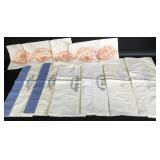 Vintage Mr & Mrs Pillow Case Sets (4)