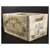 Vintage Seven Up Wooden Crate