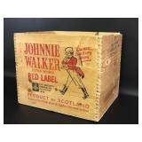 Vintage Johnnie Walker Wooden Crate