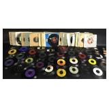 Large Group of 45 RPM LP Records