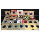 Large Group of 45 RPM LP Records