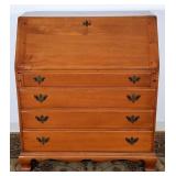 19th Century Style Cherry Drop Front Secretary