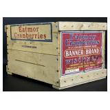 Vintage Wooden Crate- Eatmor Cranberries