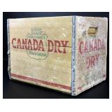 Vintage Canada Dry Wooden Crate