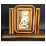 Antique Photograph and Wooden Frame