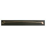 Primitive Cast Iron Handled Tool