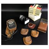 Vintage Camera Filter Lenses, Light Meter & More