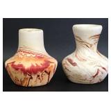 Vintage Nemadji Pottery Vases (2)