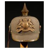 Bavarian Ersatz Felt Artillery Pickelhaube
