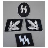 Waffen-SS Totenkopf Collar Tab Pair